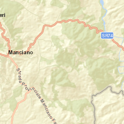 Manciano Street Map