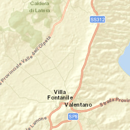 Valentano Street Map