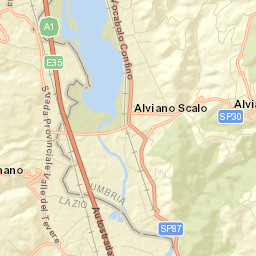 Alviano Street Map