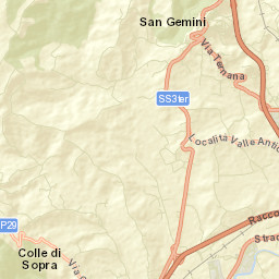 San Gemini Street Map