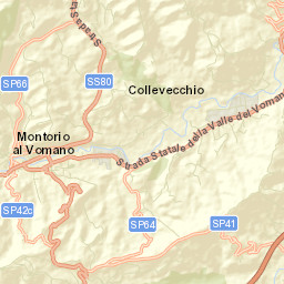 Montorio al Vomano Street Map