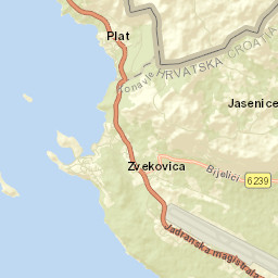 Cavtat Street Map