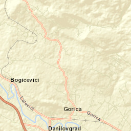 Danilovgrad Street Map