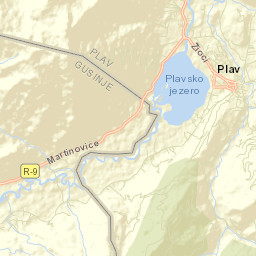 Plav Street Map