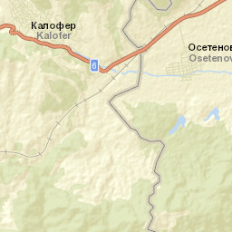 Kalofer Street Map