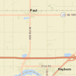Paul Street Map