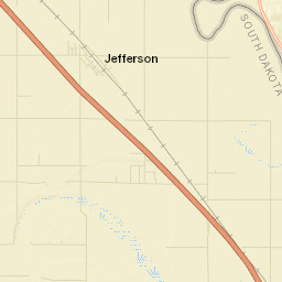 Interstate 29, Jefferson, SD 57038, USA Street Map
