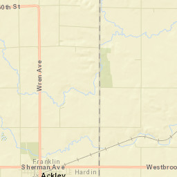 Ackley Street Map