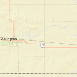 Aplington Street Map