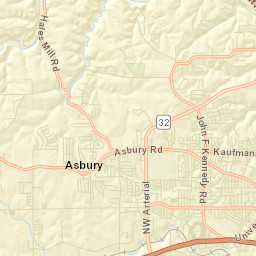 Asbury Street Map