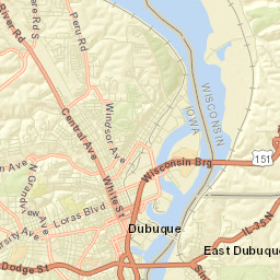 2299 Bennett Street, University of Dubuque Street Map