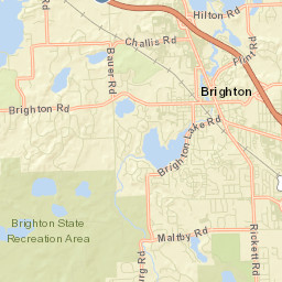 Brighton Street Map