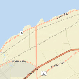 Sheridan New York Street Map