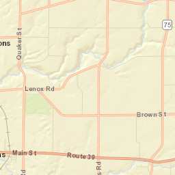 Marshfield New York Street Map