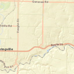 East Concord New York Street Map