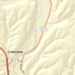 Cohocton New York Street Map