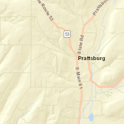 Prattsburg New York Street Map