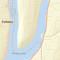 Pulteney New York Street Map