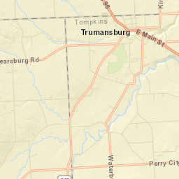 Waterburg New York Street Map