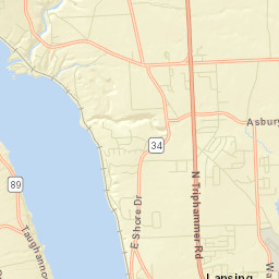 Terpening Corners New York Street Map