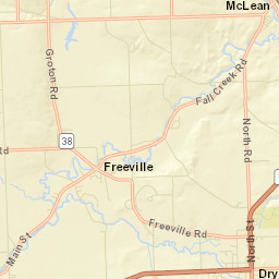 Peruton New York Street Map