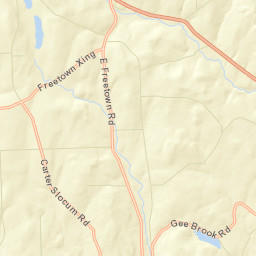 East Freetown New York Street Map