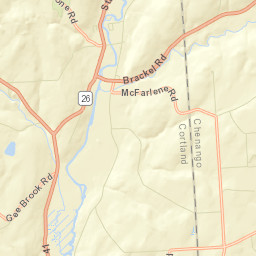 Lower Cincinnatus New York Street Map