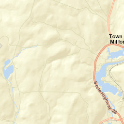 Milford Center New York Street Map