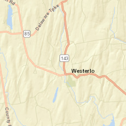 Westerlo New York Street Map
