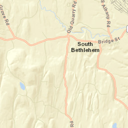 South Albany New York Street Map