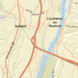 2124-2162 New York 9J, Castleton-on-Hudson Street Map