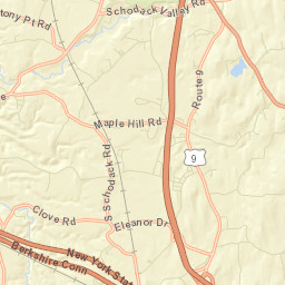 South Schodack New York Street Map