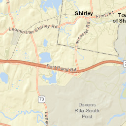 Shirley Street Map