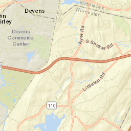 Devens Street Map