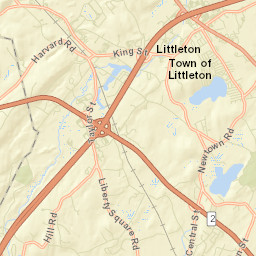 Littleton Common Street Map