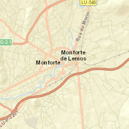 Monforte de Lemos Street Map