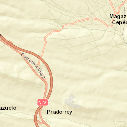Magaz de Cepeda Street Map
