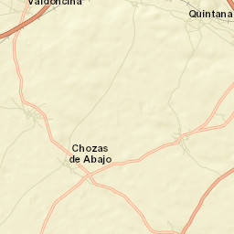 Chozas de Abajo Street Map