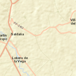 Saldaña Street Map