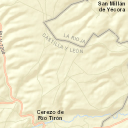 San Millán de Yécora Street Map