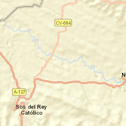 Navardún Street Map