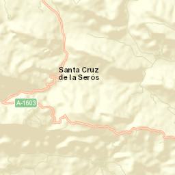 Santa Cruz de la Serós Street Map