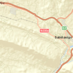 Sabiñánigo Street Map