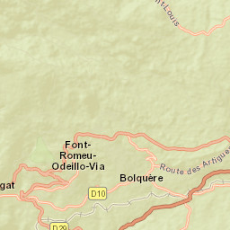 Font-Romeu-Odeillo-Via Street Map