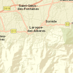 la Roca d'Albera Street Map