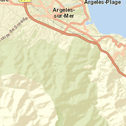 Argelers Street Map