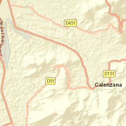 Calenzana Street Map