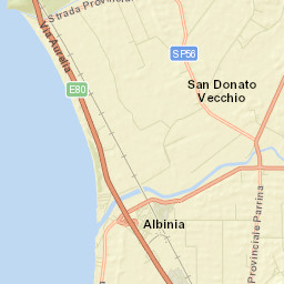 Albinia Street Map