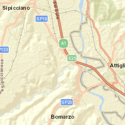 Attigliano Street Map