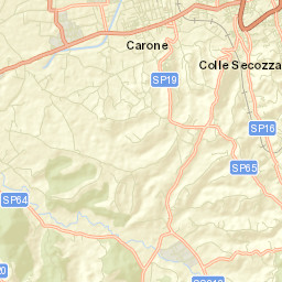 Stroncone Street Map